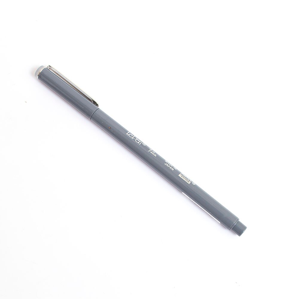 Uchida, Le Pen, Flex, Brush Tip, Dark Grey